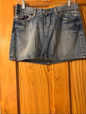 Lucky Brand Light Blue Denim Mini Skirt